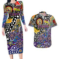 Personalised Storm NRL Celebrating 50 Years of Naidoc Couples Matching Long Sleeve Bodycon Dress and Hawaiian Shirt NAIDOC Week 2025 Aboriginal