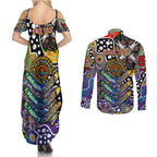 Personalised Storm NRL Celebrating 50 Years of Naidoc Couples Matching Summer Maxi Dress and Long Sleeve Button Shirt NAIDOC Week 2025 Aboriginal
