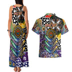 Personalised Storm NRL Celebrating 50 Years of Naidoc Couples Matching Tank Maxi Dress and Hawaiian Shirt NAIDOC Week 2025 Aboriginal