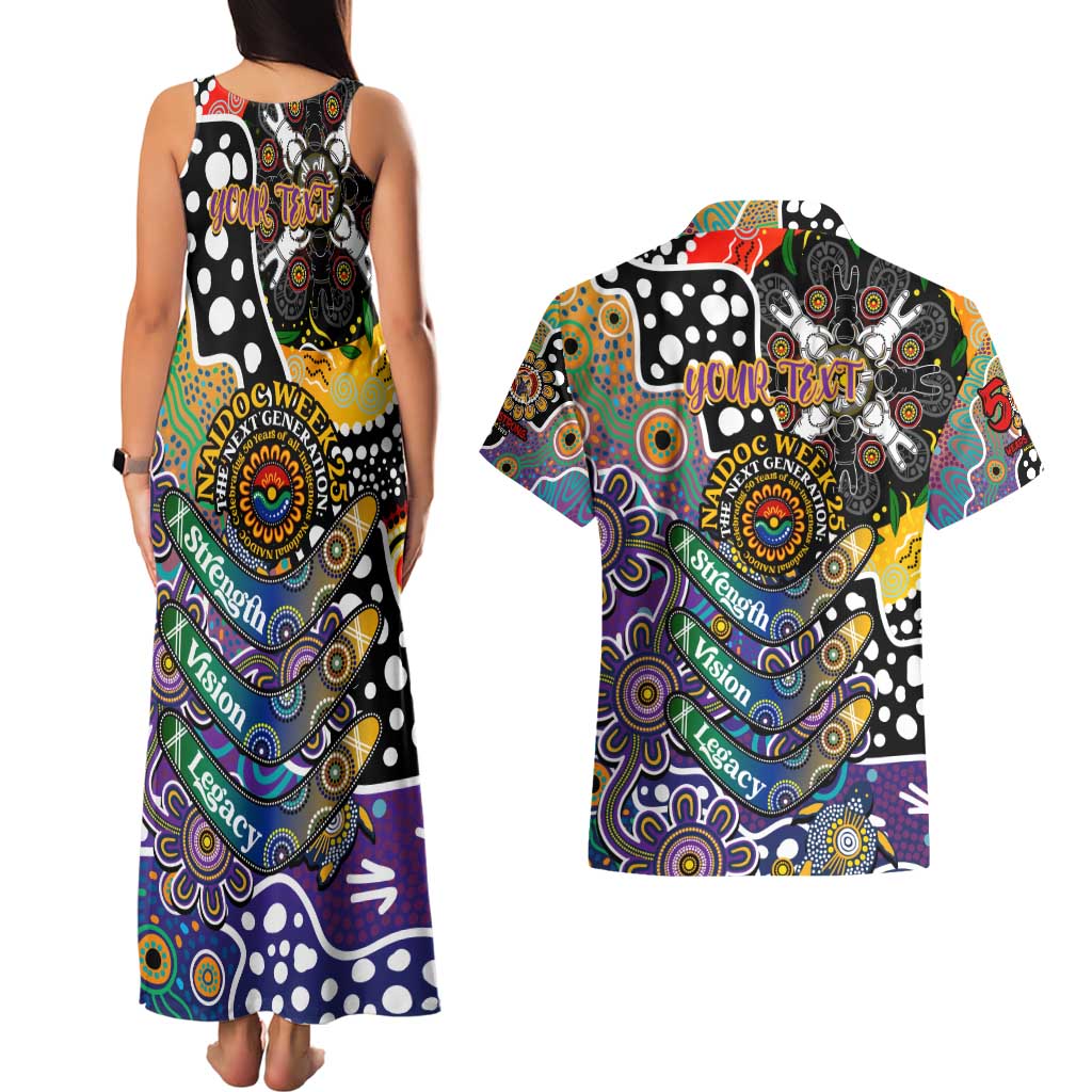 Personalised Storm NRL Celebrating 50 Years of Naidoc Couples Matching Tank Maxi Dress and Hawaiian Shirt NAIDOC Week 2025 Aboriginal