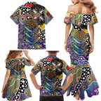 Personalised Storm NRL Celebrating 50 Years of Naidoc Family Matching Mermaid Dress and Hawaiian Shirt NAIDOC Week 2025 Aboriginal