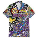 Personalised Storm NRL Celebrating 50 Years of Naidoc Family Matching Mermaid Dress and Hawaiian Shirt NAIDOC Week 2025 Aboriginal