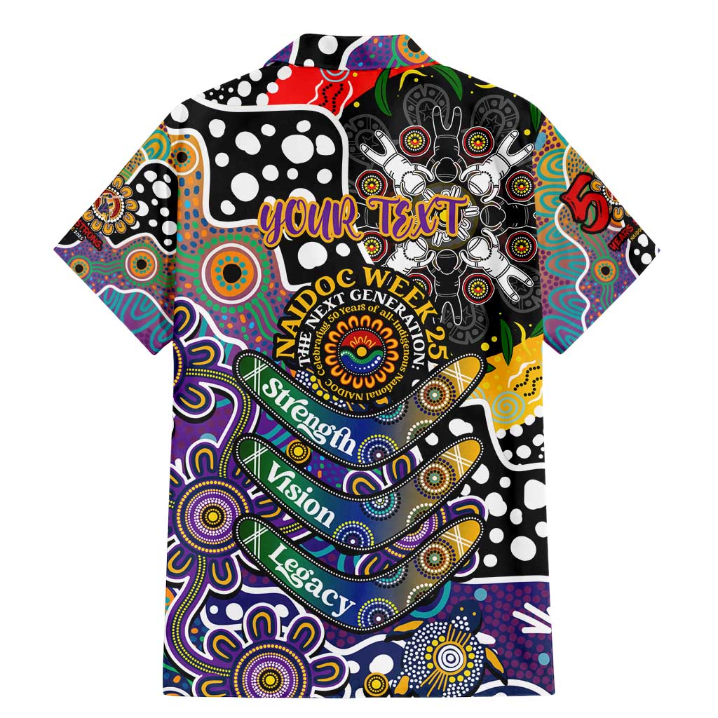Personalised Storm NRL Celebrating 50 Years of Naidoc Family Matching Mermaid Dress and Hawaiian Shirt NAIDOC Week 2025 Aboriginal