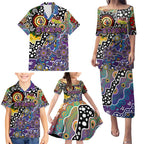 Personalised Storm NRL Celebrating 50 Years of Naidoc Family Matching Puletasi and Hawaiian Shirt NAIDOC Week 2025 Aboriginal