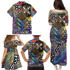 Personalised Storm NRL Celebrating 50 Years of Naidoc Family Matching Puletasi and Hawaiian Shirt NAIDOC Week 2025 Aboriginal