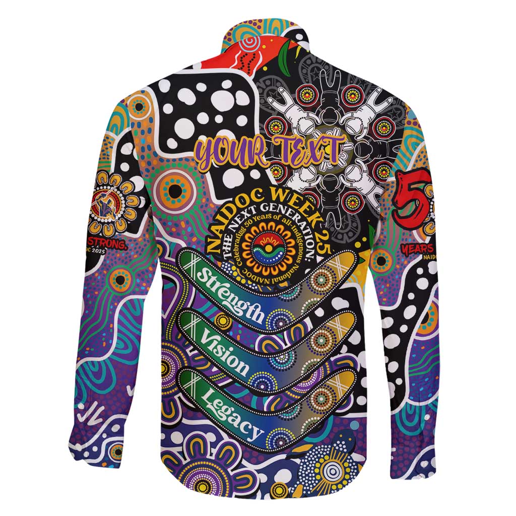 Personalised Storm NRL Celebrating 50 Years of Naidoc Family Matching Short Sleeve Bodycon Dress and Hawaiian Shirt NAIDOC Week 2025 Aboriginal