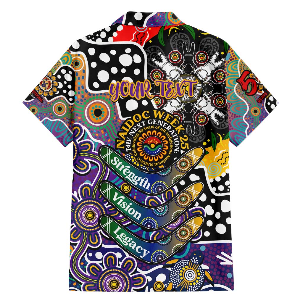 Personalised Storm NRL Celebrating 50 Years of Naidoc Family Matching Tank Maxi Dress and Hawaiian Shirt NAIDOC Week 2025 Aboriginal