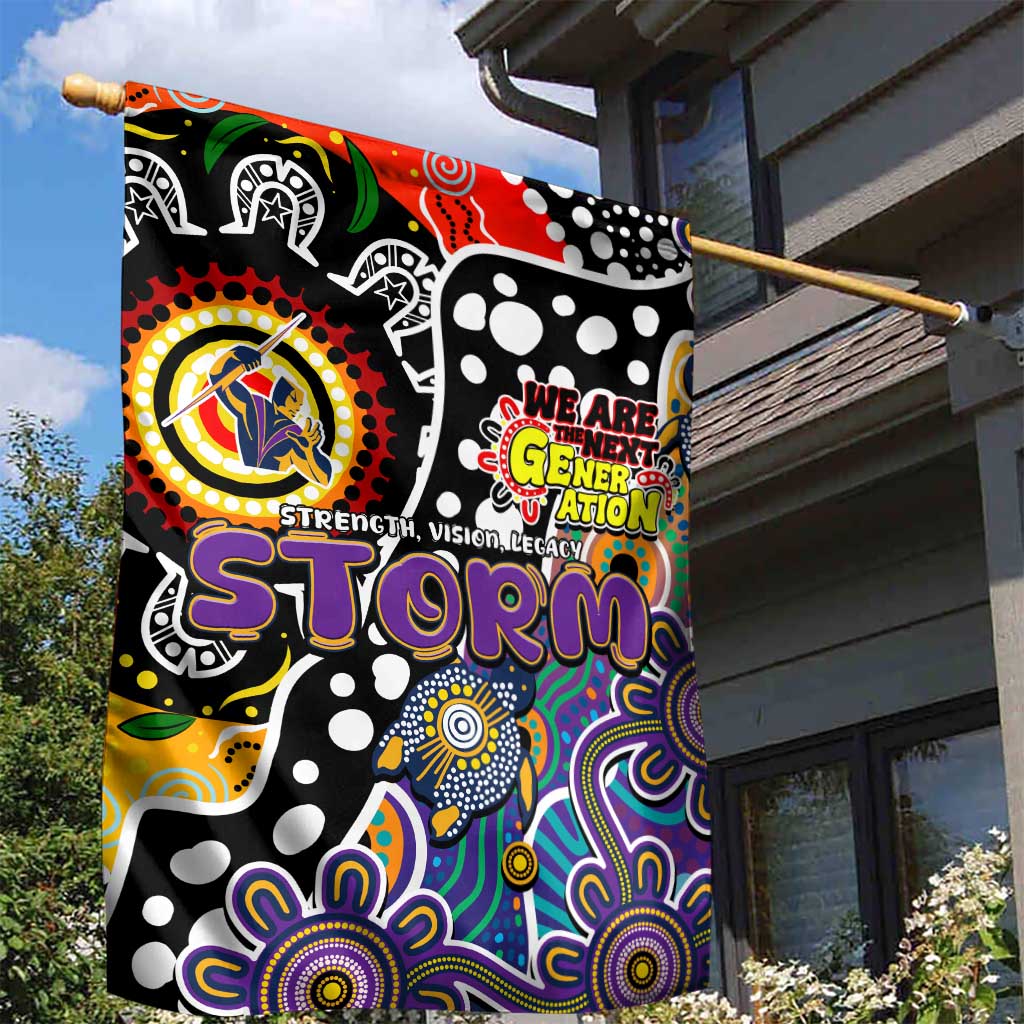 Storm NRL Celebrating 50 Years of Naidoc Garden Flag NAIDOC Week 2025 Aboriginal
