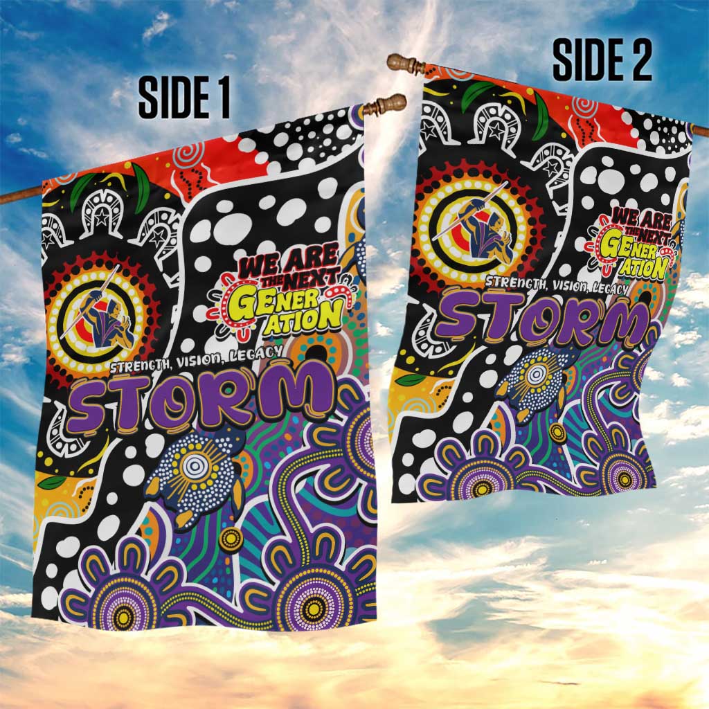 Storm NRL Celebrating 50 Years of Naidoc Garden Flag NAIDOC Week 2025 Aboriginal