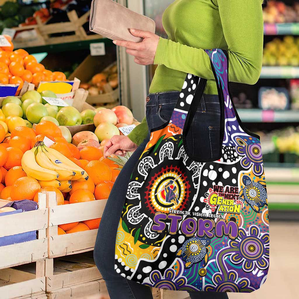 Storm NRL Celebrating 50 Years of Naidoc Grocery Bag NAIDOC Week 2025 Aboriginal