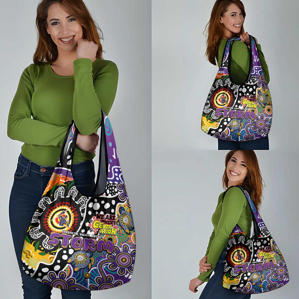 Storm NRL Celebrating 50 Years of Naidoc Grocery Bag NAIDOC Week 2025 Aboriginal