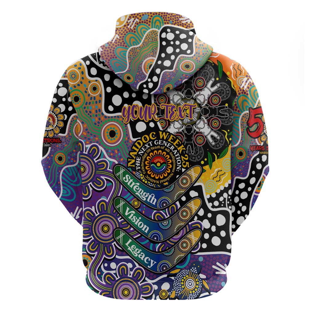 Personalised Storm NRL Celebrating 50 Years of Naidoc Hoodie NAIDOC Week 2025 Aboriginal