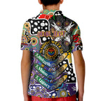 Personalised Storm NRL Celebrating 50 Years of Naidoc Kid Polo Shirt NAIDOC Week 2025 Aboriginal