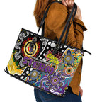 Storm NRL Celebrating 50 Years of Naidoc Leather Tote Bag NAIDOC Week 2025 Aboriginal