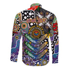 Personalised Storm NRL Celebrating 50 Years of Naidoc Long Sleeve Button Shirt NAIDOC Week 2025 Aboriginal
