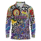Personalised Storm NRL Celebrating 50 Years of Naidoc Long Sleeve Polo Shirt NAIDOC Week 2025 Aboriginal