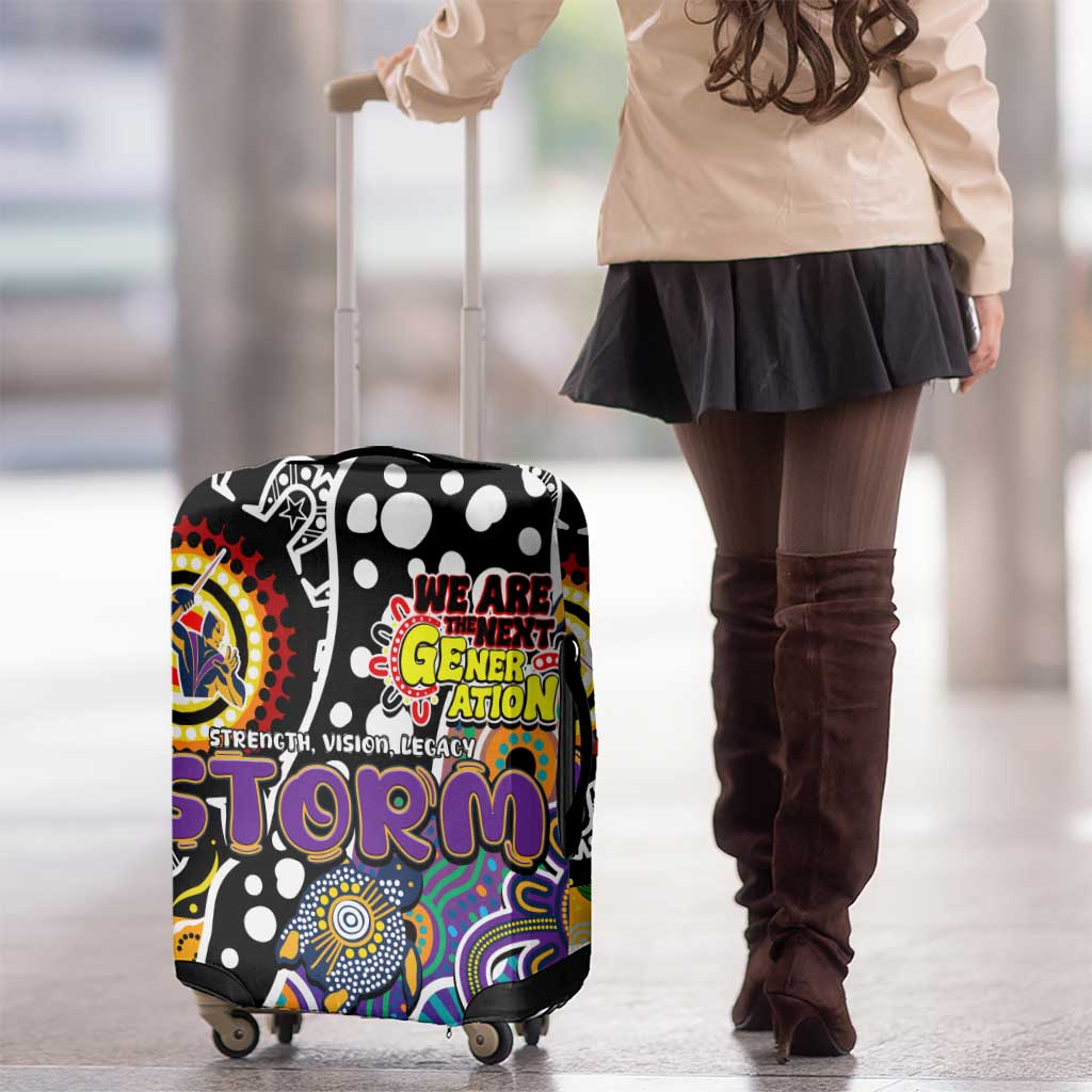 Storm NRL Celebrating 50 Years of Naidoc Luggage Cover NAIDOC Week 2025 Aboriginal