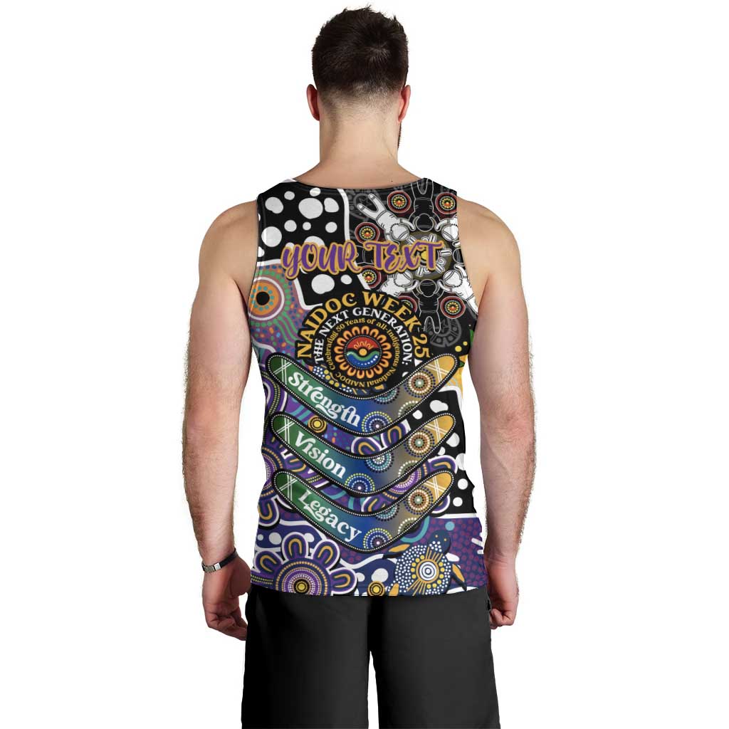 Personalised Storm NRL Celebrating 50 Years of Naidoc Men Tank Top NAIDOC Week 2025 Aboriginal