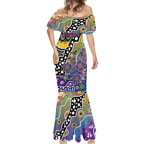 Personalised Storm NRL Celebrating 50 Years of Naidoc Mermaid Dress NAIDOC Week 2025 Aboriginal