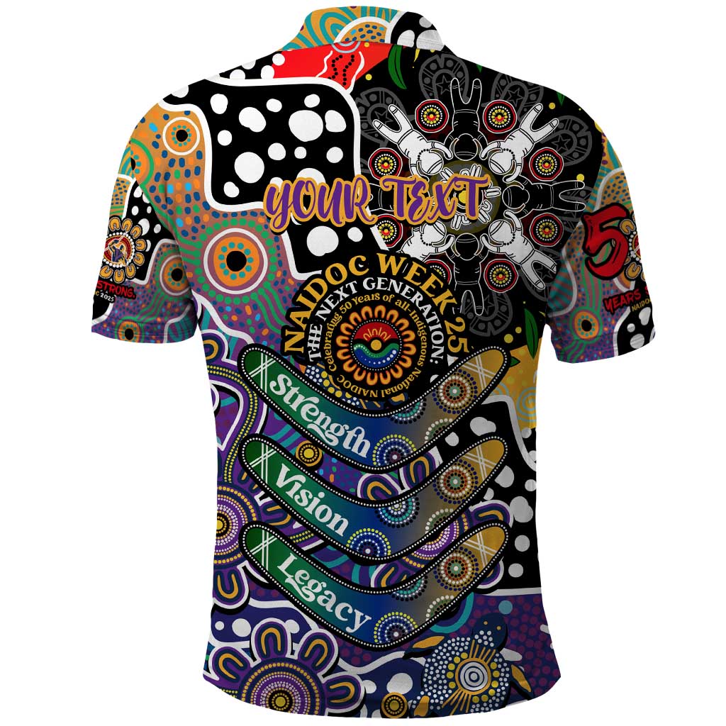Personalised Storm NRL Celebrating 50 Years of Naidoc Polo Shirt NAIDOC Week 2025 Aboriginal