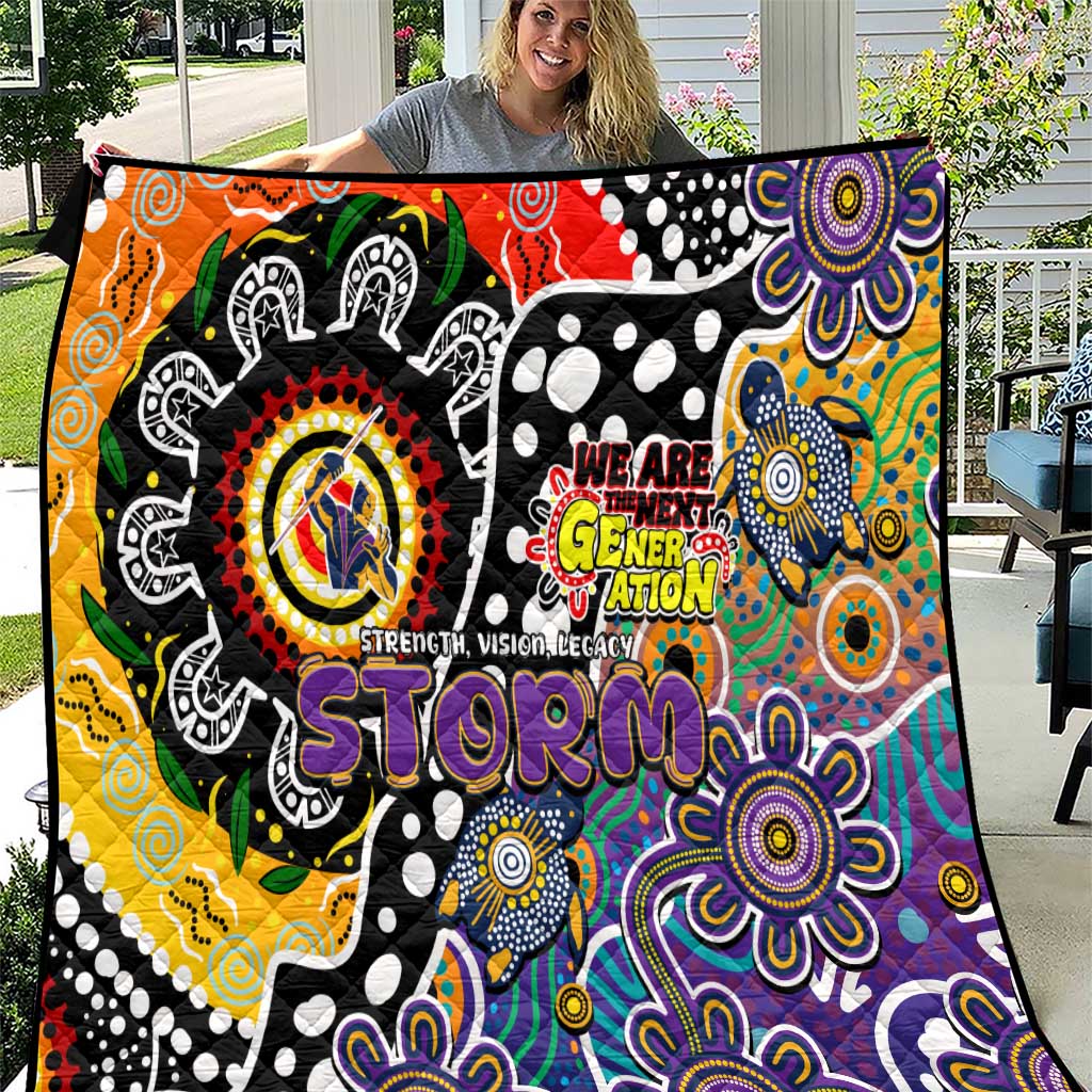 Storm NRL Celebrating 50 Years of Naidoc Quilt NAIDOC Week 2025 Aboriginal
