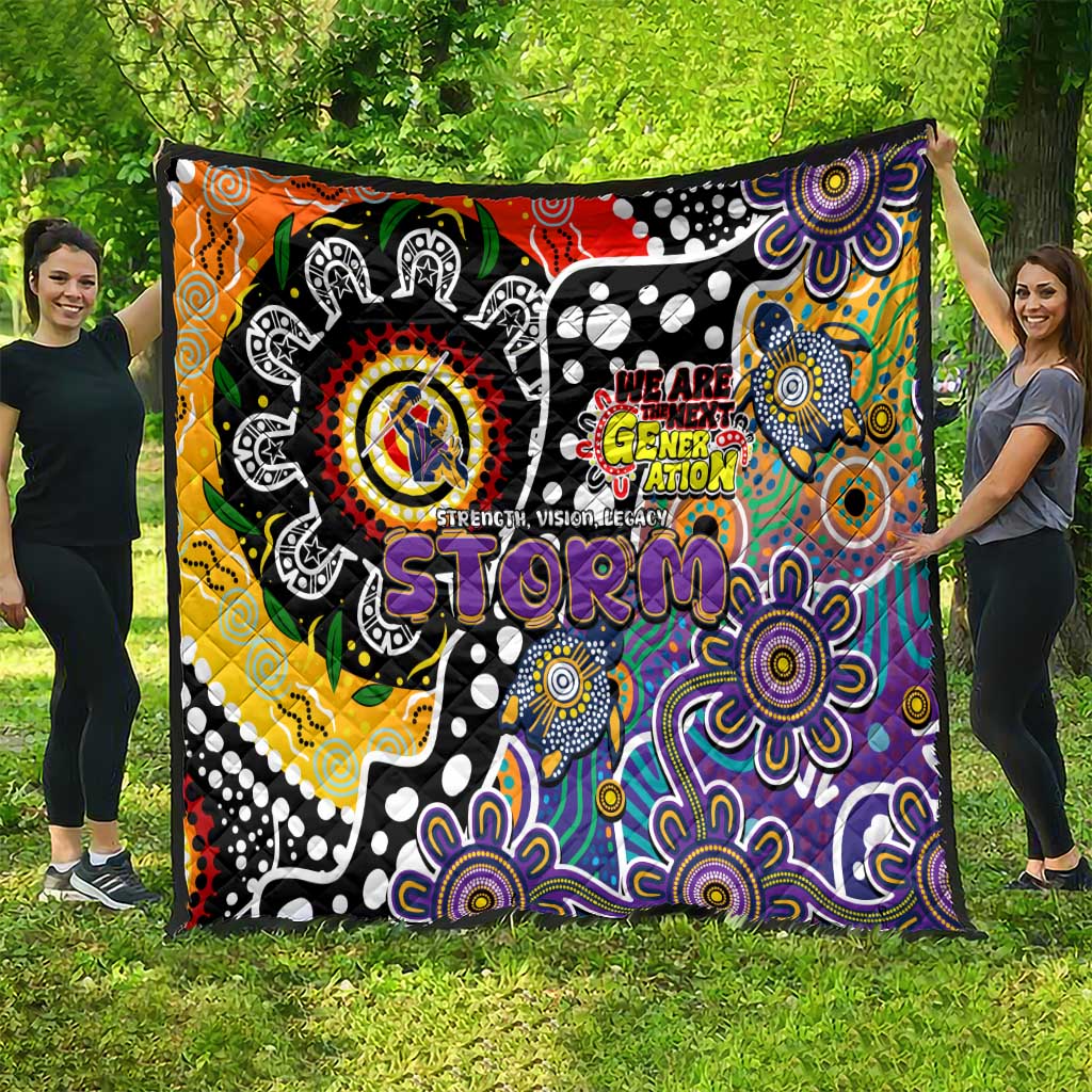 Storm NRL Celebrating 50 Years of Naidoc Quilt NAIDOC Week 2025 Aboriginal