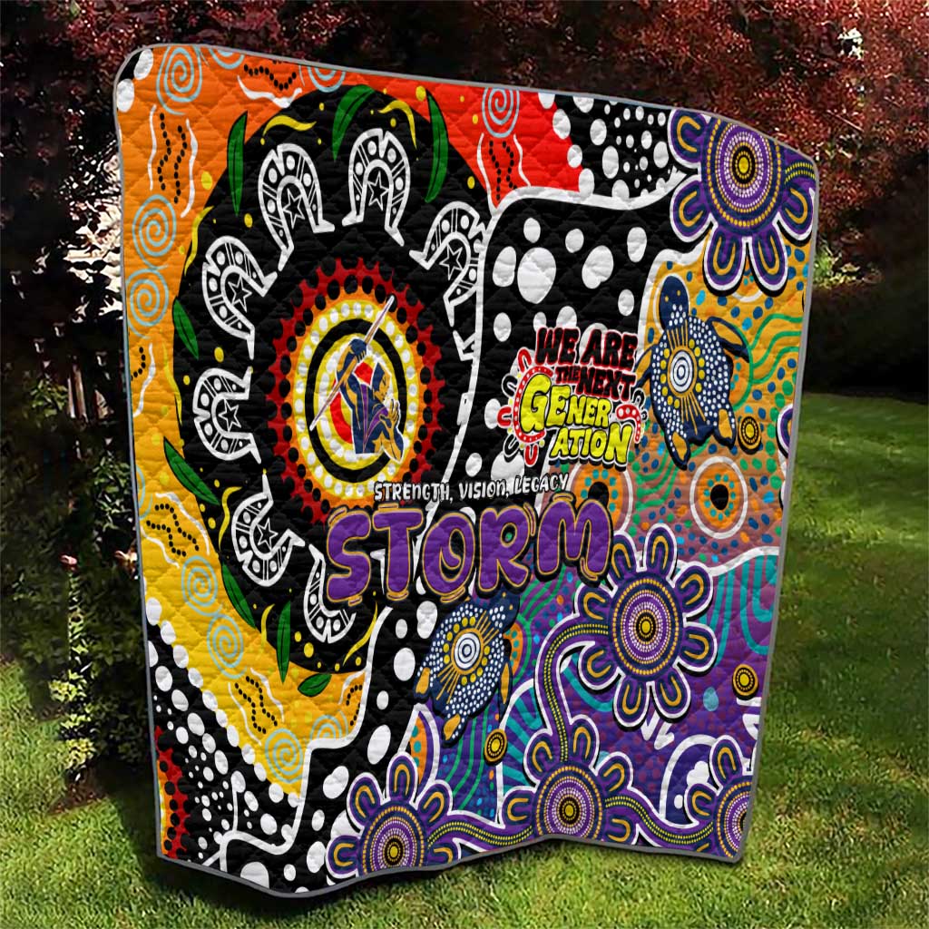 Storm NRL Celebrating 50 Years of Naidoc Quilt NAIDOC Week 2025 Aboriginal