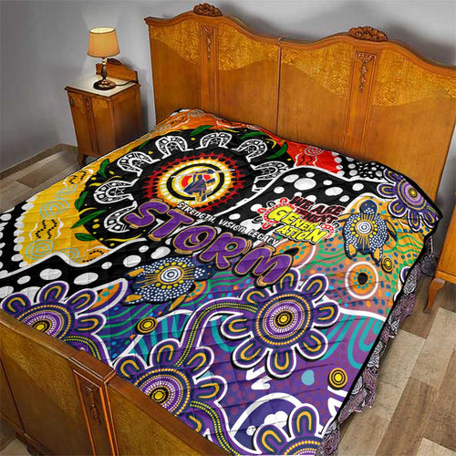 Storm NRL Celebrating 50 Years of Naidoc Quilt NAIDOC Week 2025 Aboriginal