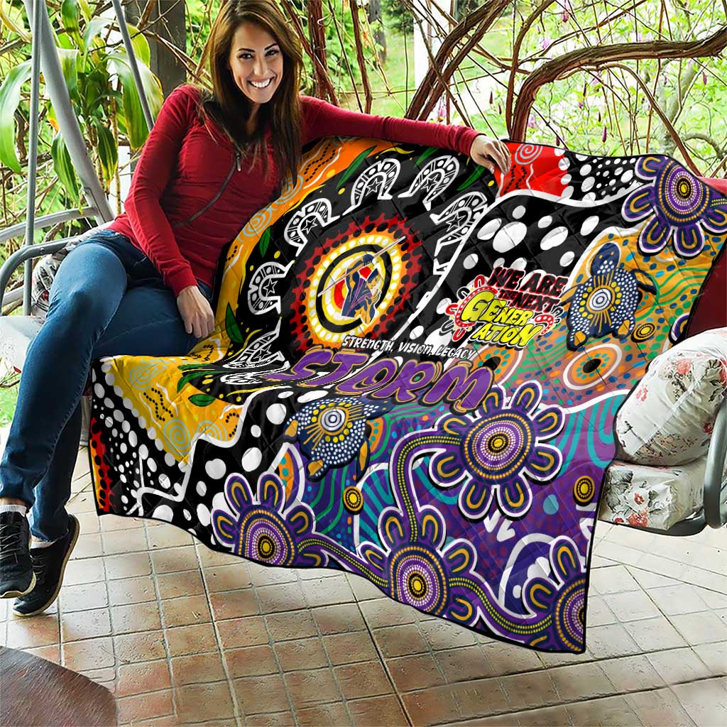 Storm NRL Celebrating 50 Years of Naidoc Quilt NAIDOC Week 2025 Aboriginal