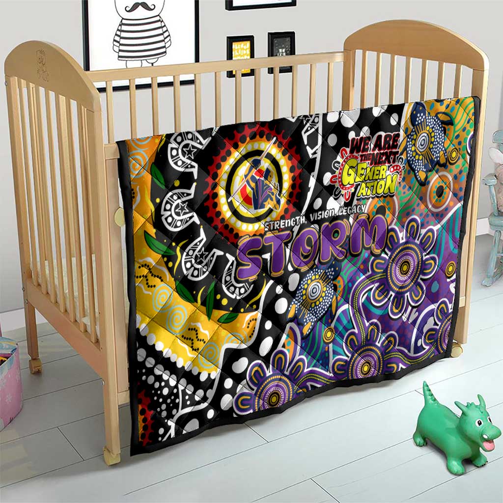 Storm NRL Celebrating 50 Years of Naidoc Quilt NAIDOC Week 2025 Aboriginal