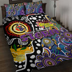 Storm NRL Celebrating 50 Years of Naidoc Quilt Bed Set NAIDOC Week 2025 Aboriginal