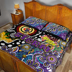 Storm NRL Celebrating 50 Years of Naidoc Quilt Bed Set NAIDOC Week 2025 Aboriginal