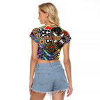 Personalised Storm NRL Celebrating 50 Years of Naidoc Raglan Cropped T Shirt NAIDOC Week 2025 Aboriginal
