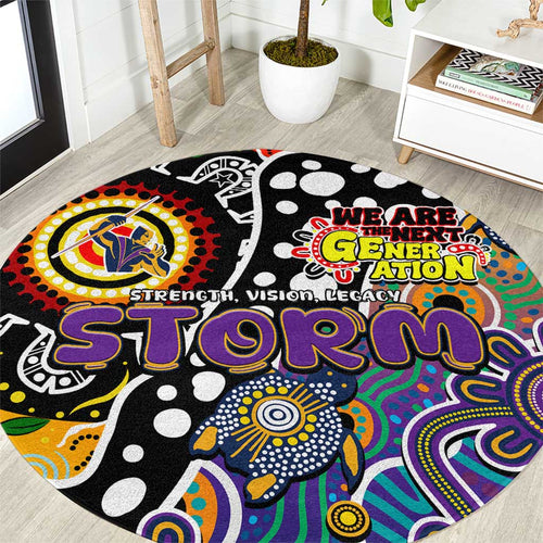 Storm NRL Celebrating 50 Years of Naidoc Round Carpet NAIDOC Week 2025 Aboriginal