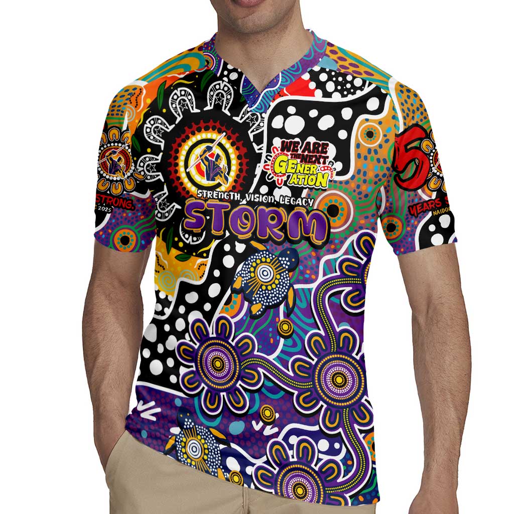 Personalised Storm NRL Celebrating 50 Years of Naidoc Rugby Jersey NAIDOC Week 2025 Aboriginal