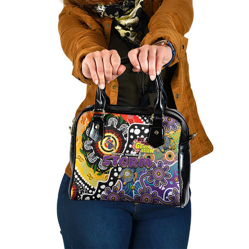 Storm NRL Celebrating 50 Years of Naidoc Shoulder Handbag NAIDOC Week 2025 Aboriginal