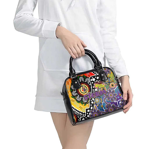 Storm NRL Celebrating 50 Years of Naidoc Shoulder Handbag NAIDOC Week 2025 Aboriginal