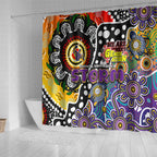 Storm NRL Celebrating 50 Years of Naidoc Shower Curtain NAIDOC Week 2025 Aboriginal