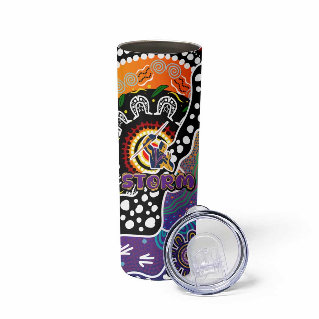 Storm NRL Celebrating 50 Years of Naidoc Skinny Tumbler NAIDOC Week 2025 Aboriginal