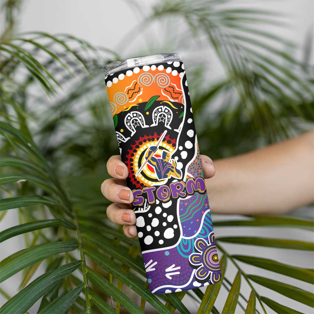 Storm NRL Celebrating 50 Years of Naidoc Skinny Tumbler NAIDOC Week 2025 Aboriginal