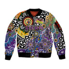 Personalised Storm NRL Celebrating 50 Years of Naidoc Sleeve Zip Bomber Jacket NAIDOC Week 2025 Aboriginal