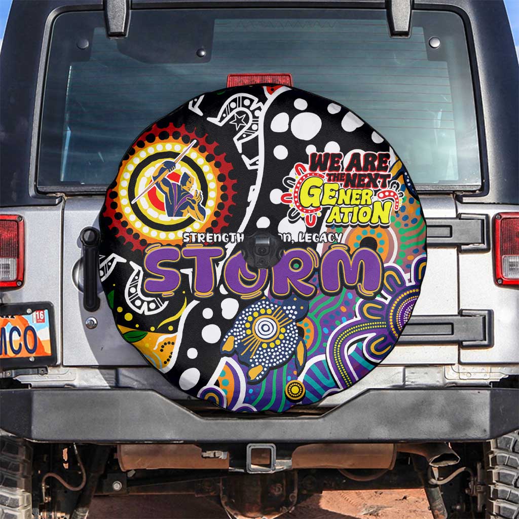 Storm NRL Celebrating 50 Years of Naidoc Spare Tire Cover NAIDOC Week 2025 Aboriginal
