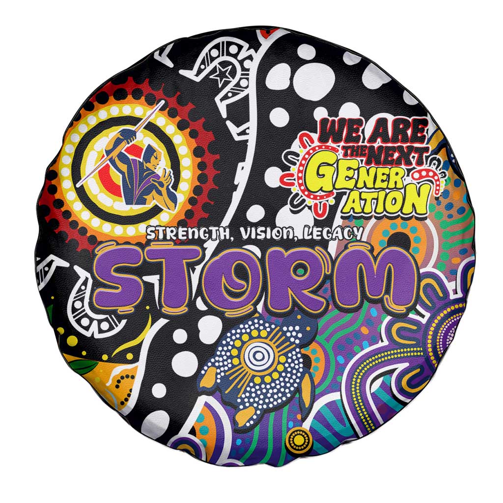 Storm NRL Celebrating 50 Years of Naidoc Spare Tire Cover NAIDOC Week 2025 Aboriginal
