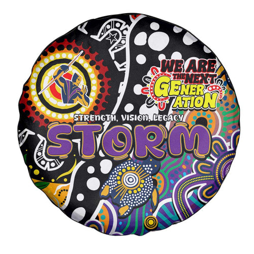 Storm NRL Celebrating 50 Years of Naidoc Spare Tire Cover NAIDOC Week 2025 Aboriginal