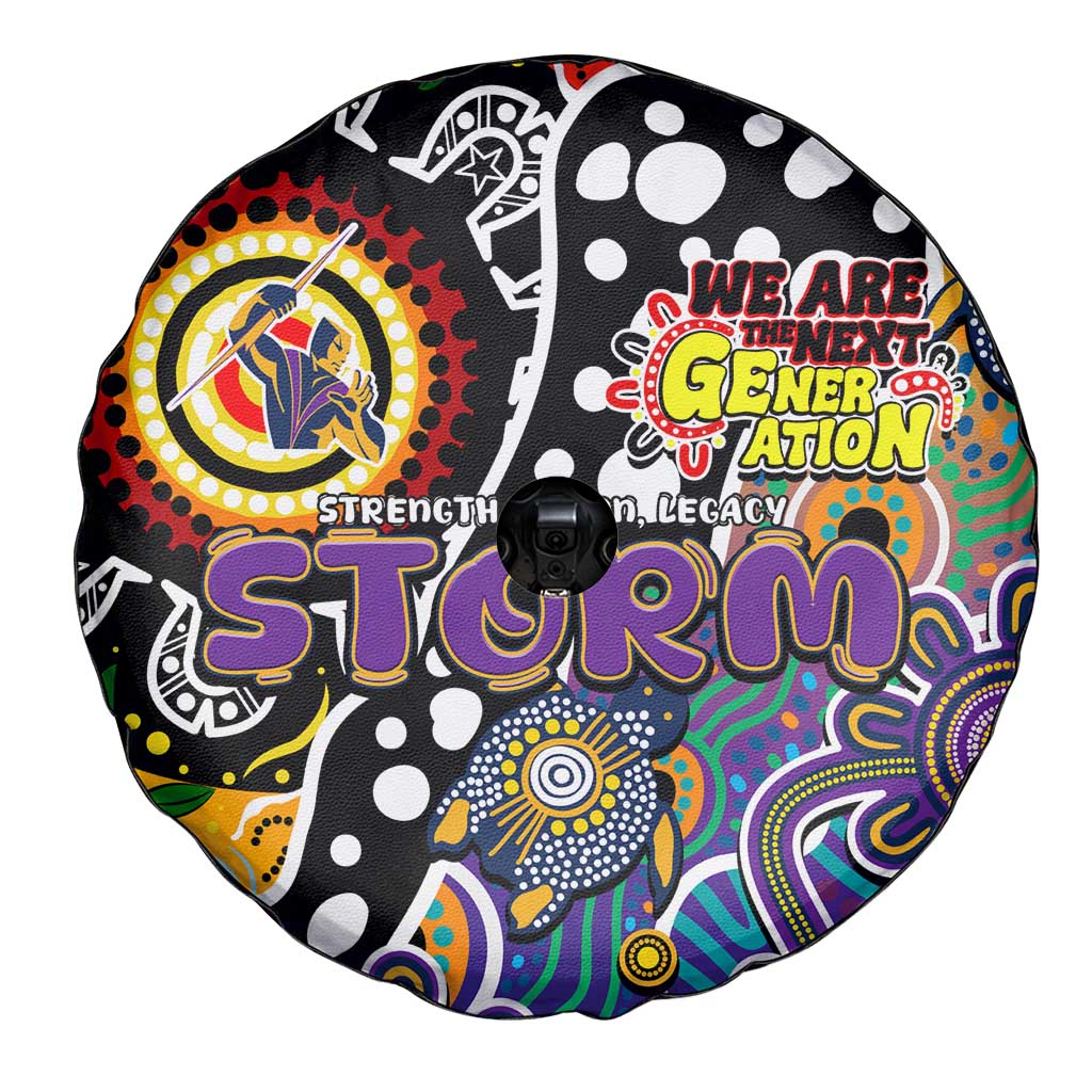 Storm NRL Celebrating 50 Years of Naidoc Spare Tire Cover NAIDOC Week 2025 Aboriginal