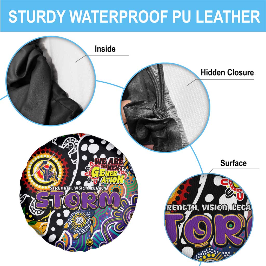 Storm NRL Celebrating 50 Years of Naidoc Spare Tire Cover NAIDOC Week 2025 Aboriginal