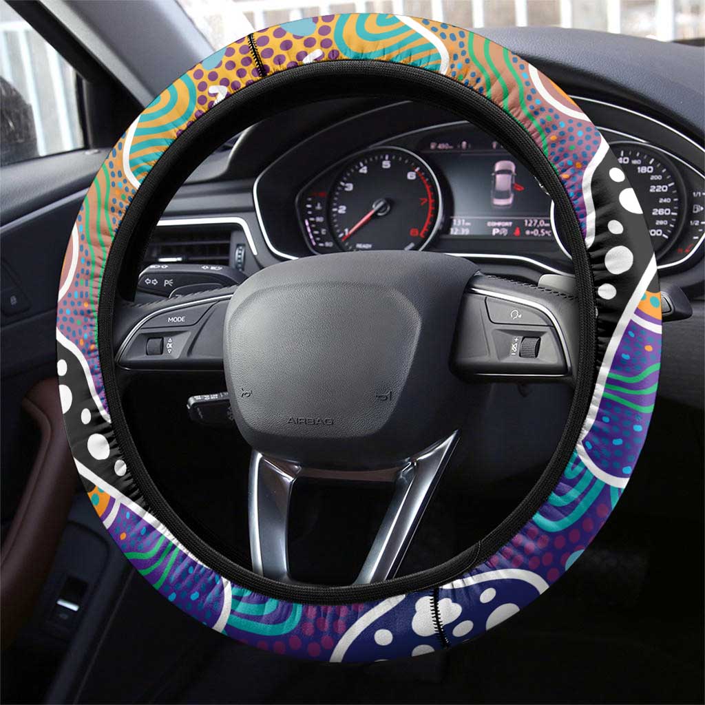 Storm NRL Celebrating 50 Years of Naidoc Steering Wheel Cover NAIDOC Week 2025 Aboriginal