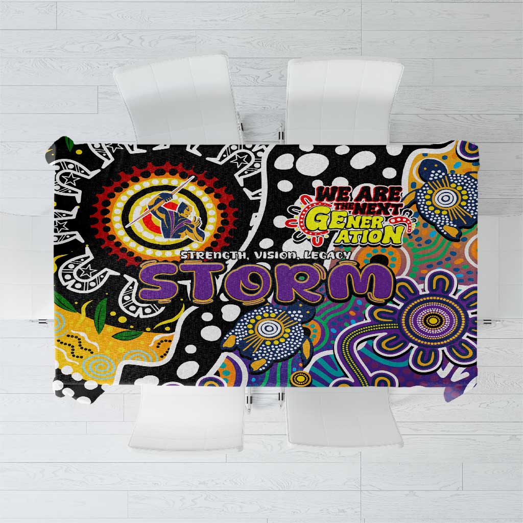 Storm NRL Celebrating 50 Years of Naidoc Tablecloth NAIDOC Week 2025 Aboriginal