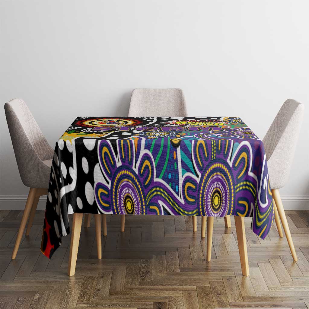Storm NRL Celebrating 50 Years of Naidoc Tablecloth NAIDOC Week 2025 Aboriginal