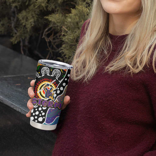 Storm NRL Celebrating 50 Years of Naidoc Tumbler Cup NAIDOC Week 2025 Aboriginal